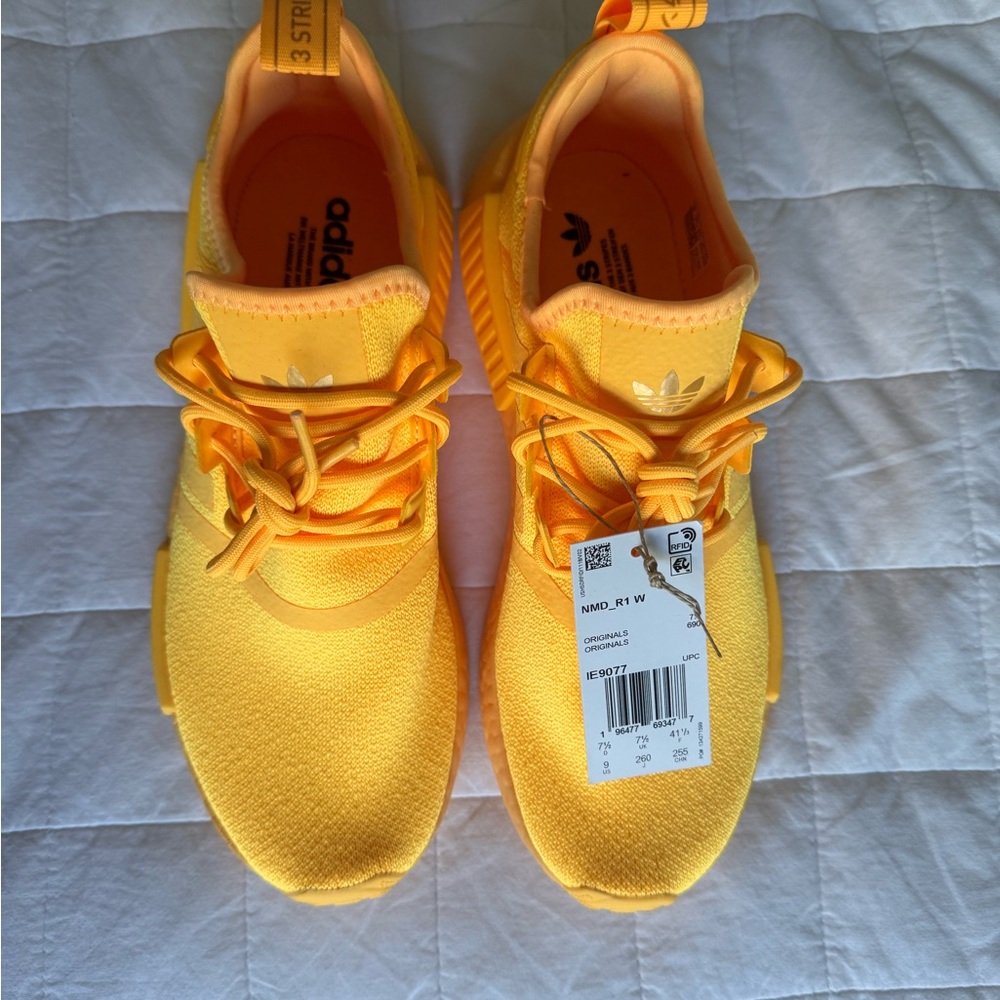 NWT Adidas Yellow NMD_R1 size 9